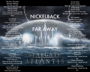 Far Away Quotes Nickelback Nickelback - far away photo