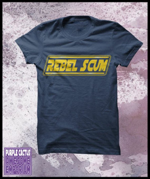 Star Wars TShirt Rebel Scum Men's by purplecactusdesign on Etsy, $25 ...
