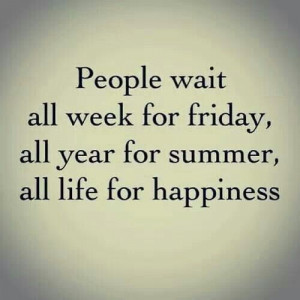 Don't wait...