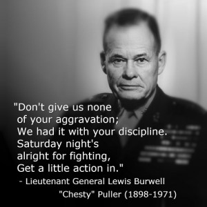 Lieutenant General Lewis Burwell “Chesty” Puller (1898-1971)