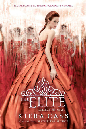 the book cover for the elite the second novel in the selection ...