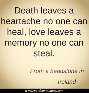 Irish Quotes About Death