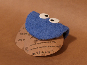 Terrycloth Cookie Monster Invitations