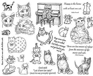 ... -Rubber-Stamp-Sheets-Cat-Stamps-Cats-Humorous-Cat-Sayings-Quotes