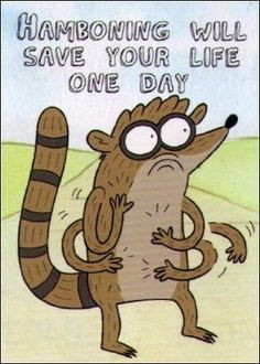 regular show quote more regular show hambone art prints funny stuff ...