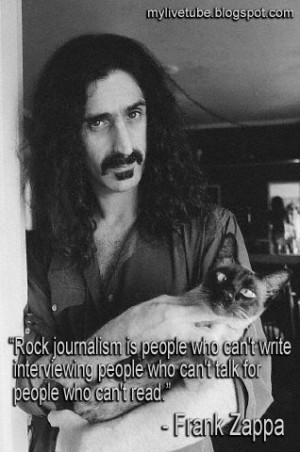 Frank Zappa Zappa and cat copy Rest In Peace Baby Girl Quotes