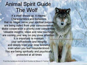 The Wolf spirit guide