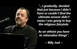 Billy Joel atheist