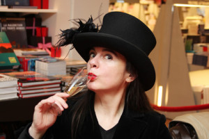 Amelie Nothomb, photo from Le Figaro in 