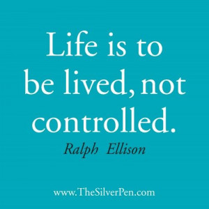 Inspiring Ralph Ellison Quote, TheSilverPen.com