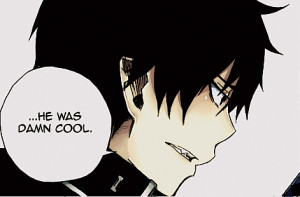 ... this image include: anime, ao no exorcist, manga, cool and rin okumura