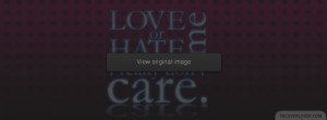 Love Me Or Hate Me Facebook Covers More Life Covers for Timeline