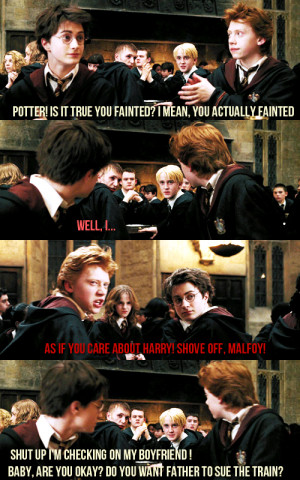 weasley rupert grint harry potter boyfriend Daniel Radcliffe Hermione ...