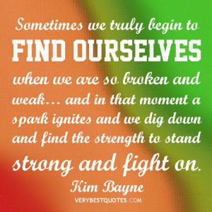 finding being strong quotes