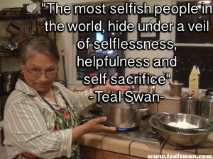 Selfish quote