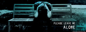 alone boy facebook cover photo, please leave me alone