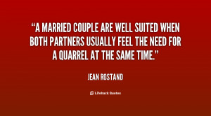married couple are well suited when both partners usually feel the ...