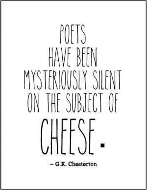 GK Chesterton literary quote typography print funny literature tongue ...