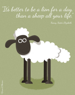 Better to Be a Lion or a Sheep? | via Tumblr