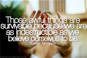 john green, quote