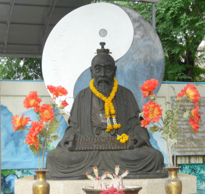 Statue of Lao Tzu, from the Pavillian of the Immortals, (Viharn Sien)