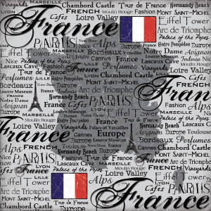Scrapbook Customs - World Collection - France - 12 x 12 Paper ...