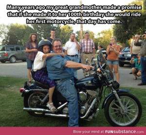 100th birthday accomplishment