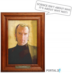 Portal 2 Cave Johnson Talking Portrait