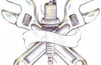 Piston And Wrench Tattoo Designs Piston and wrench tattoo