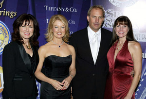 Mary McDonnell, Mary Hart, Kevin Costner and Mary Bono - Palm Springs ...