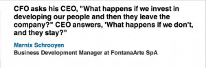 CFO asks his CEO, 