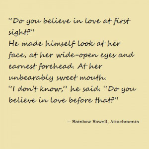 Rainbow Rowell Attachments- i loved this book. I was rooting for the ...