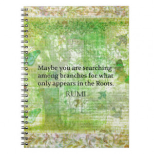 Rumi quote on healing and love journals