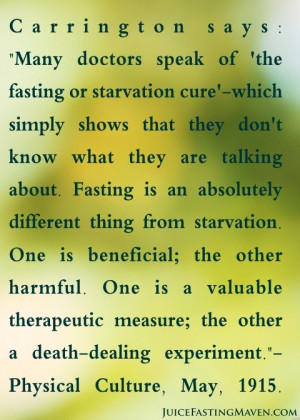 Fasting vs. Starvation #quote #fasting
