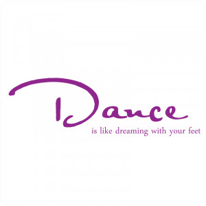 Dance Word Graphic Wall Sticker