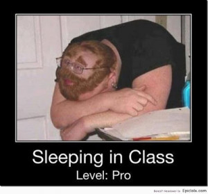 for my ability to sleep immobile and static whereas my classmate all ...