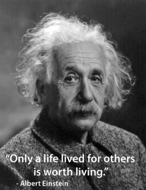 others only a life lived for others is worth living