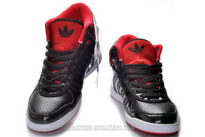 adidas high tops red black tongue