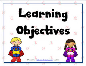Learning Objectives Posters - Super Kids Theme