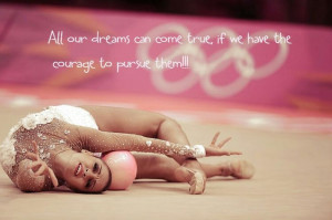 Rhythmic gymnastics quote