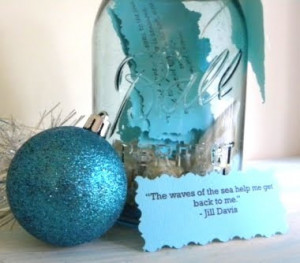 Craft Ideas Quotes on An Inspirational Jar With Sea Sayings And Quotes