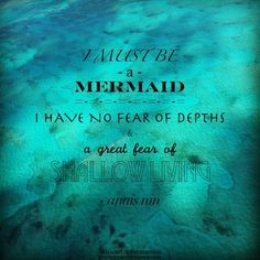 CAGED CANARY - Mermaid Quote More