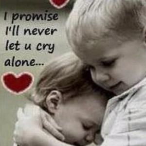 It is nice to have that shoulder to cry on.