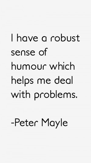 Return To All Peter Mayle Quotes
