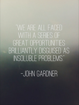 ... insoluble problems.