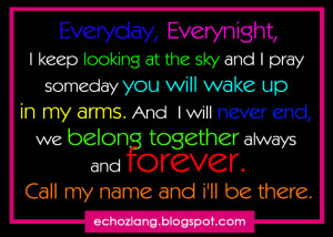 With You Belong Together Quotes