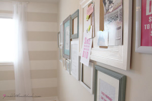 wall, you will find my gallery wall. I have collected several frames ...