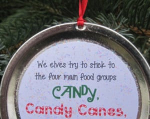 ... four main food groups - candy, candy canes, candy corns, and syrup