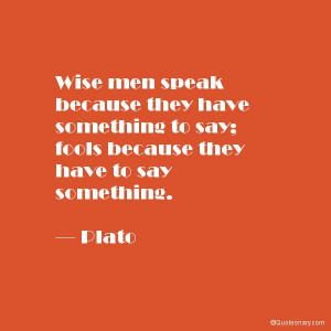 Plato wise #quote