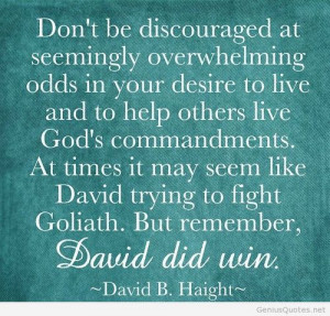 Feeling Discouraged Quotes Don't be discouraged at